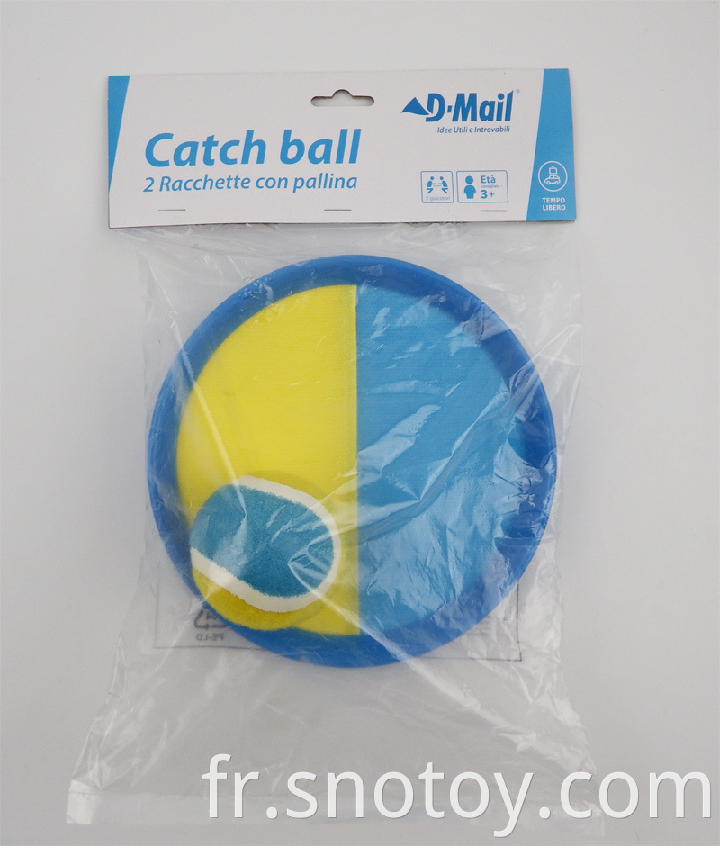 Hot jouer au jeu en plastique Plastic Catch Ball avec Stikcy Ball